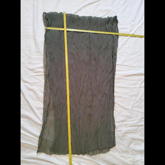 Dimas Ladies Lightweight Olive Tea Green Scarf Wrap Cover 16x64 - Picture 2 of 2